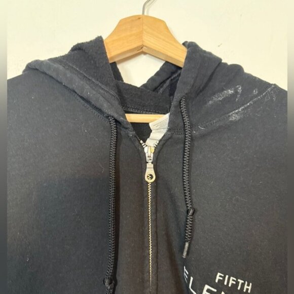 Gildan Heavy Blend Black “Fifth Element Group” Zip-Up Hoodie – Size XL - Picture 5 of 11